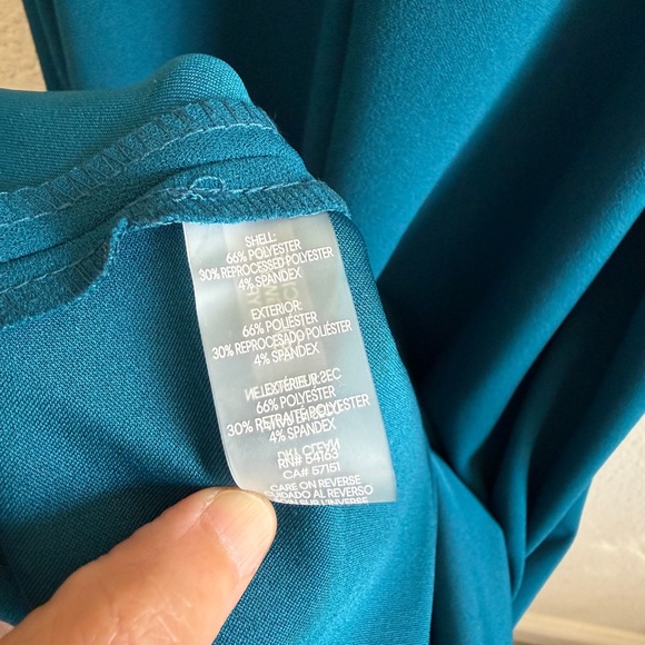 Calvin Klein Mock Neck Sleeveless Belted Midi Dress – Size 8 - Picture 8 of 13